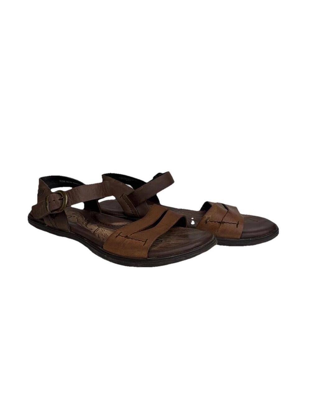 B.O.C. Born Concept Women's Brown Strappy Slingback Sandals Size 7M-38
